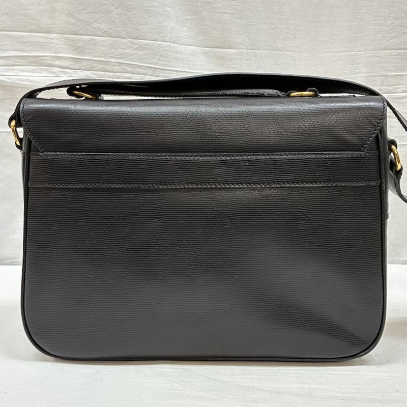 セリーヌ CELINE ショルダーバッグ ショルダーバッグ オールド サークル ロゴ レザー 2WAY ハンド ショルダー バッグ 斜め掛け ゴールド金具 - ロゴ、文字 黒 / ブラック / black X 金 / ゴールド / gold color レディース USED 古着 中古 50149436