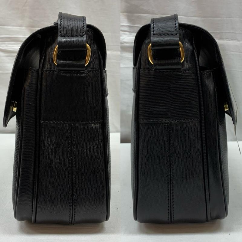 セリーヌ CELINE ショルダーバッグ ショルダーバッグ オールド サークル ロゴ レザー 2WAY ハンド ショルダー バッグ 斜め掛け ゴールド金具 - ロゴ、文字 黒 / ブラック / black X 金 / ゴールド / gold color レディース USED 古着 中古 50149436