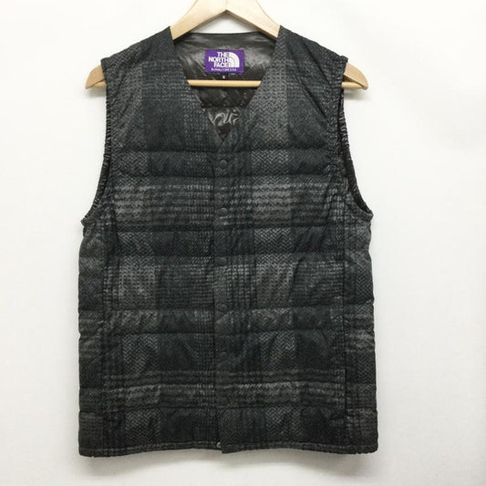 ザノースフェイス THE NORTH FACE ベスト ベスト THE NORTH FACE PURPLE LABEL Tweed Print Down　ダウンベスト　ND2553N S チェック 灰 / グレー / gray メンズ USED 古着 中古 50149452