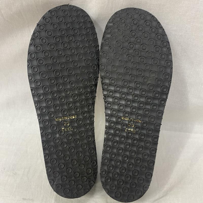 古着 USED スリッポン スリッポン ramble comfort(ランブルコンフォート)オイルシュリンク レザー フラット シューズ black 23cm 日本製 23.0cm 無地 黒 / ブラック / black レディース USED 古着 中古 50149476