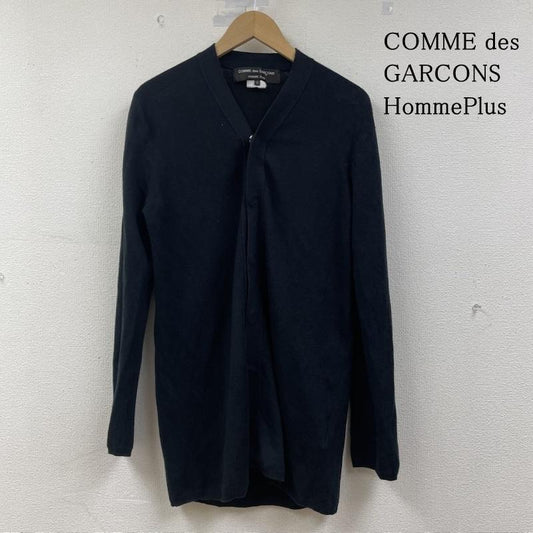 コムデギャルソンオムプリュス COMME des GARCONS HommePlus カーディガン 長袖 長袖 カーディガン ニット セーター 隠しボタン 前開き S 無地 黒 / ブラック / black メンズ USED 古着 中古 50149488