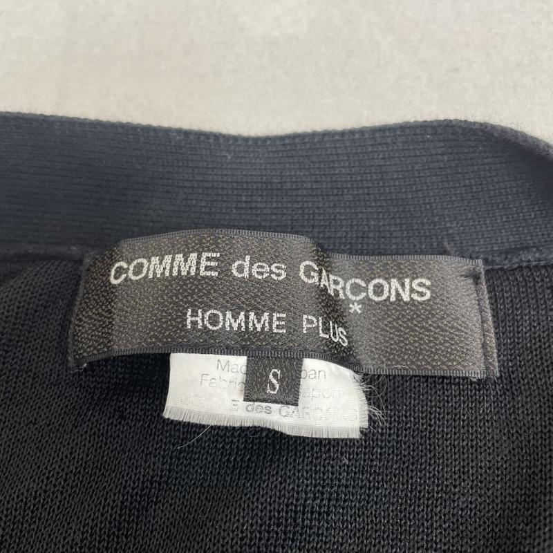 コムデギャルソンオムプリュス COMME des GARCONS HommePlus カーディガン 長袖 長袖 カーディガン ニット セーター 隠しボタン 前開き S 無地 黒 / ブラック / black メンズ USED 古着 中古 50149488