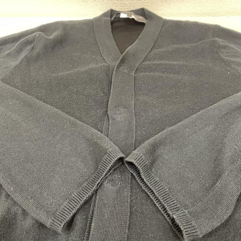 コムデギャルソンオムプリュス COMME des GARCONS HommePlus カーディガン 長袖 長袖 カーディガン ニット セーター 隠しボタン 前開き S 無地 黒 / ブラック / black メンズ USED 古着 中古 50149488