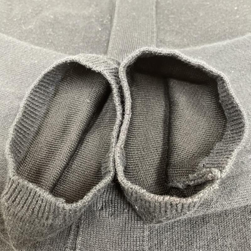 コムデギャルソンオムプリュス COMME des GARCONS HommePlus カーディガン 長袖 長袖 カーディガン ニット セーター 隠しボタン 前開き S 無地 黒 / ブラック / black メンズ USED 古着 中古 50149488