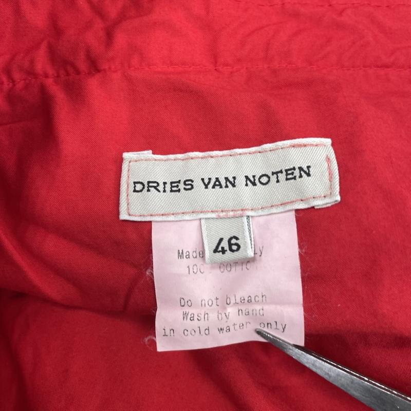 ドリスヴァンノッテン DRIES VAN NOTEN パンツ ワークパンツ、ペインターパンツ イージーパンツ ワークパンツ ジップフライ 無地 ストレート 46 無地 赤 / レッド / red メンズ USED 古着 中古 50149502