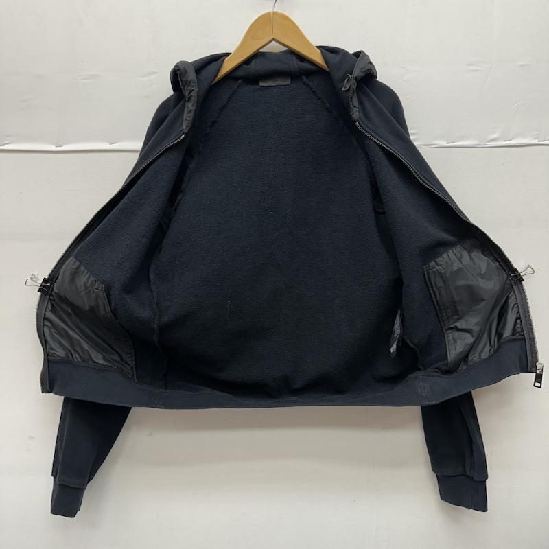 プラダ PRADA パーカー 長袖 ナイロン 切替 ジップ パーカー SJC185 R131 Q86 S 黒 / ブラック / black メンズ USED 古着 中古 50149513