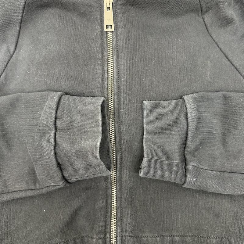 プラダ PRADA パーカー 長袖 ナイロン 切替 ジップ パーカー SJC185 R131 Q86 S 黒 / ブラック / black メンズ USED 古着 中古 50149513