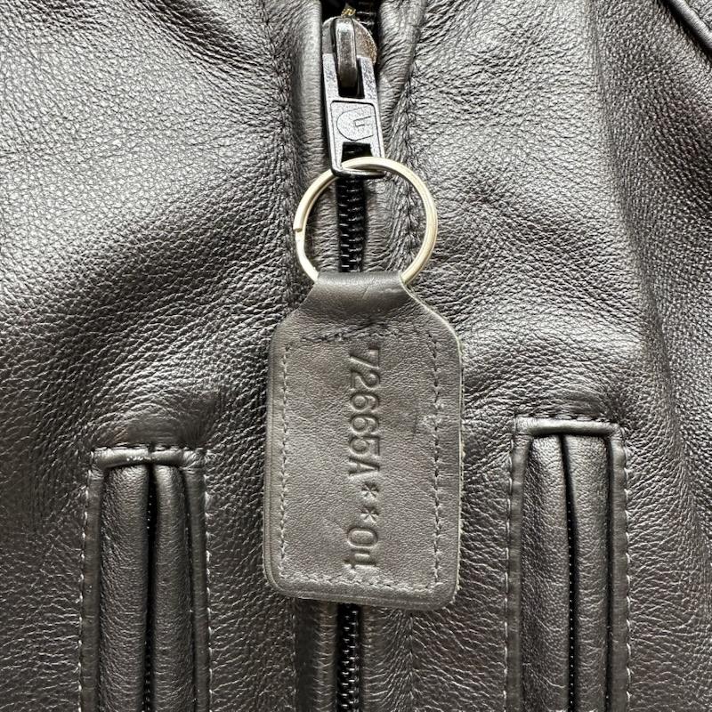 ヴァンソン VANSON ジャケット、上着 レザージャケット Buell シングル ライダース レザー ジャケット - 黒 / ブラック / black メンズ USED 古着 中古 50149516