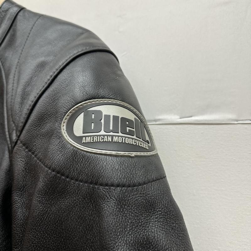 ヴァンソン VANSON ジャケット、上着 レザージャケット Buell シングル ライダース レザー ジャケット - 黒 / ブラック / black メンズ USED 古着 中古 50149516