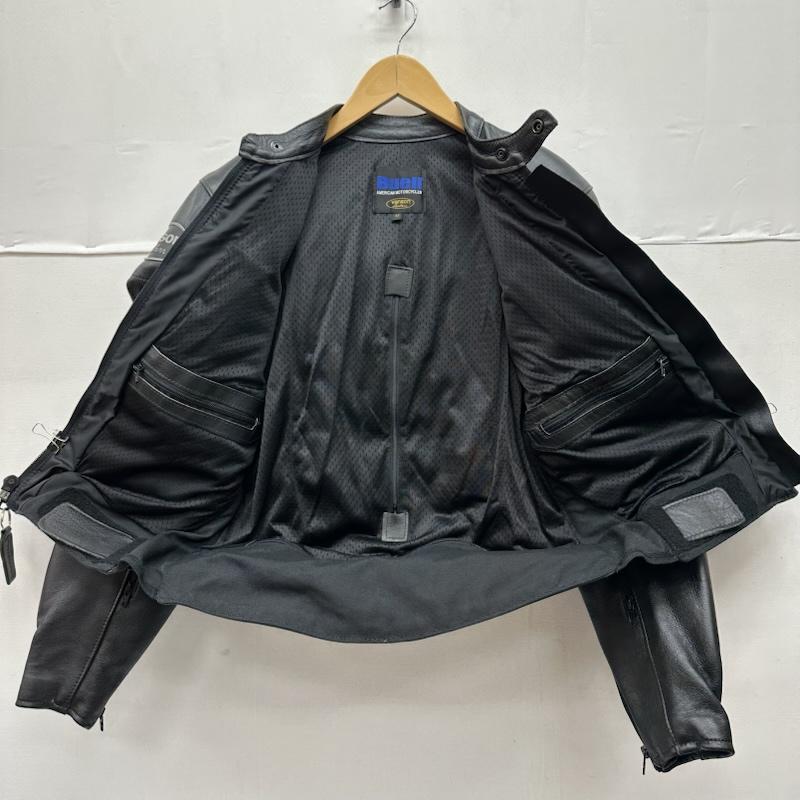 ヴァンソン VANSON ジャケット、上着 レザージャケット Buell シングル ライダース レザー ジャケット - 黒 / ブラック / black メンズ USED 古着 中古 50149516