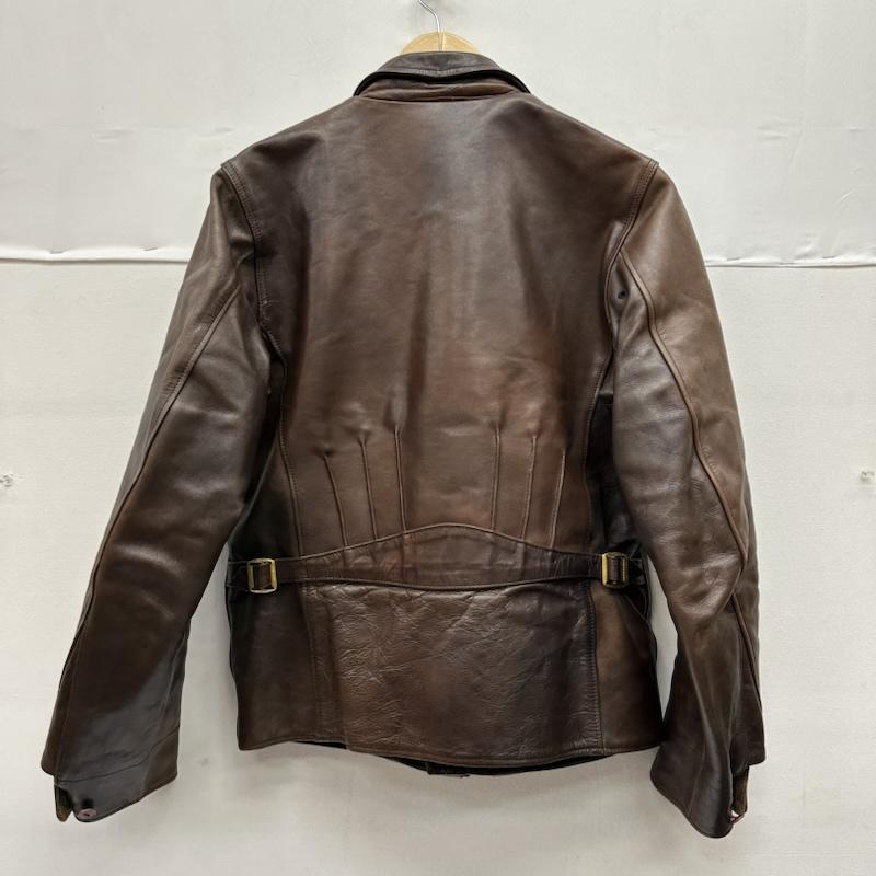 コールブラック Coal Black ジャケット、上着 レザージャケット ホース ハイド シングル ライダース レザー ジャケット M 茶 / ブラウン / brown メンズ USED 古着 中古 50149523