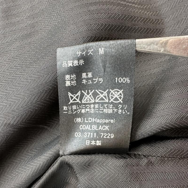コールブラック Coal Black ジャケット、上着 レザージャケット ホース ハイド シングル ライダース レザー ジャケット M 茶 / ブラウン / brown メンズ USED 古着 中古 50149523