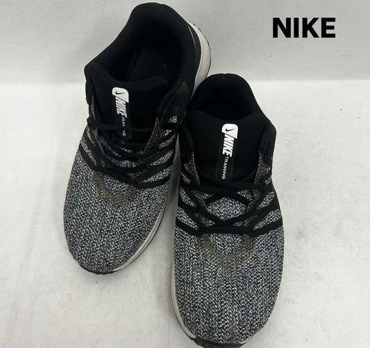 ナイキ NIKE スニーカー スニーカー バーシティコンピートトレーナー AA7064-001 26.5cm ロゴ、文字 黒 / ブラック / black X 灰 / グレー / gray メンズ USED 古着 中古 50149533
