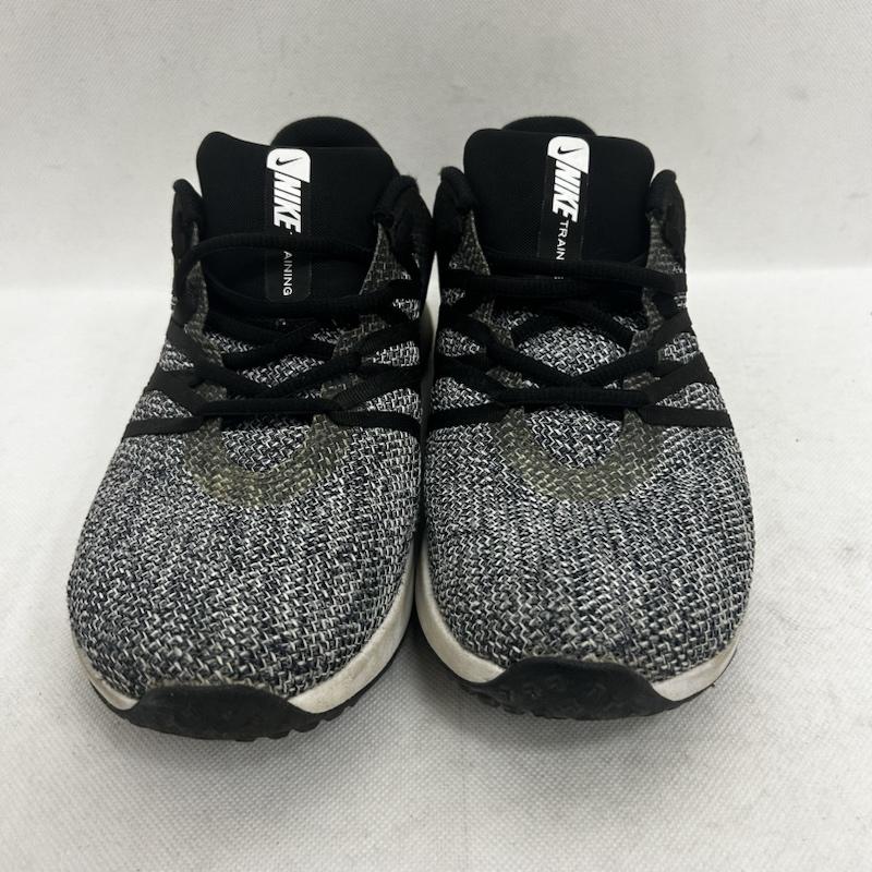 ナイキ NIKE スニーカー スニーカー バーシティコンピートトレーナー AA7064-001 26.5cm ロゴ、文字 黒 / ブラック / black X 灰 / グレー / gray メンズ USED 古着 中古 50149533