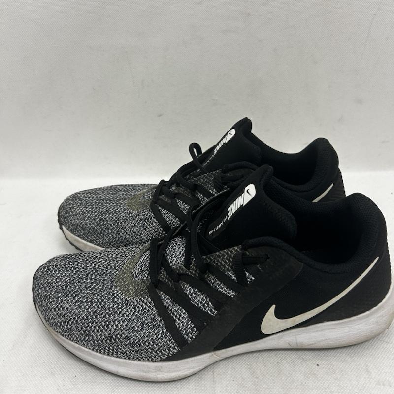ナイキ NIKE スニーカー スニーカー バーシティコンピートトレーナー AA7064-001 26.5cm ロゴ、文字 黒 / ブラック / black X 灰 / グレー / gray メンズ USED 古着 中古 50149533