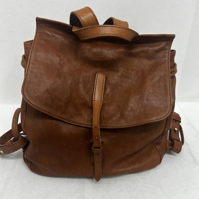 ゲンテン genten ショルダーバッグ ショルダーバッグ レザーリュック　Avila nuova 無地 - 無地 茶 / ブラウン / brown レディース USED 古着 中古 50149542