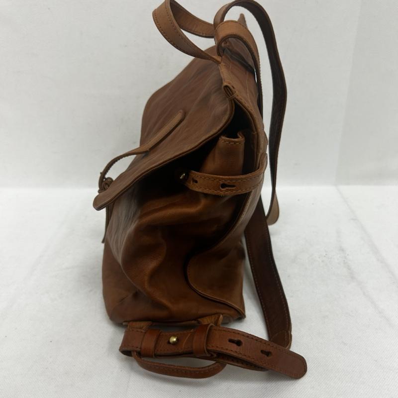 ゲンテン genten ショルダーバッグ ショルダーバッグ レザーリュック　Avila nuova 無地 - 無地 茶 / ブラウン / brown レディース USED 古着 中古 50149542