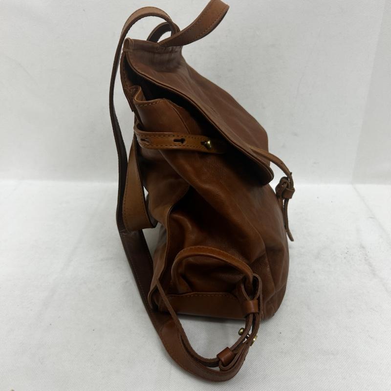 ゲンテン genten ショルダーバッグ ショルダーバッグ レザーリュック　Avila nuova 無地 - 無地 茶 / ブラウン / brown レディース USED 古着 中古 50149542