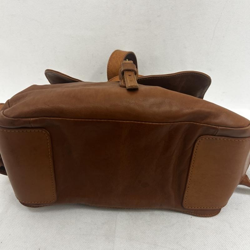ゲンテン genten ショルダーバッグ ショルダーバッグ レザーリュック　Avila nuova 無地 - 無地 茶 / ブラウン / brown レディース USED 古着 中古 50149542