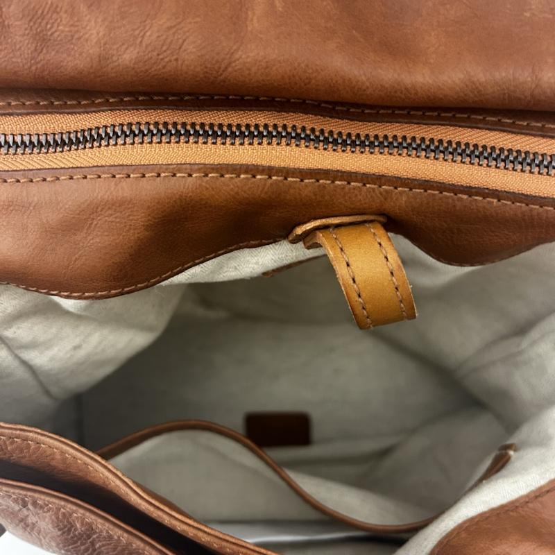 ゲンテン genten ショルダーバッグ ショルダーバッグ レザーリュック　Avila nuova 無地 - 無地 茶 / ブラウン / brown レディース USED 古着 中古 50149542