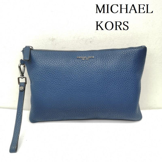 マイケルコース MICHAEL KORS セカンドバッグ セカンドバッグ クラッチバッグ セカンドバッグ レザー - 紺 / ネイビー / navy メンズ USED 古着 中古 50149545