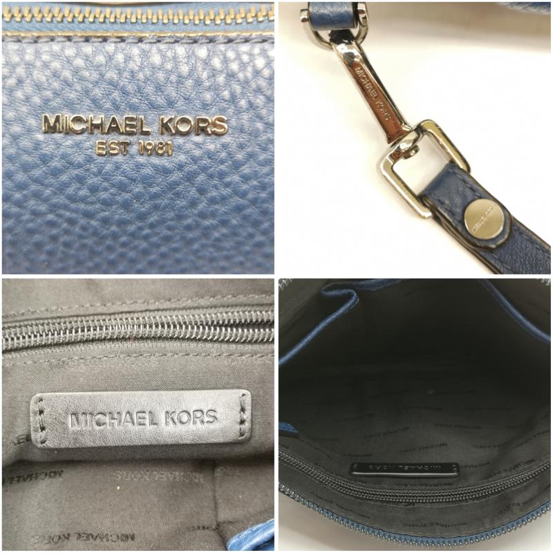 マイケルコース MICHAEL KORS セカンドバッグ セカンドバッグ クラッチバッグ セカンドバッグ レザー - 紺 / ネイビー / navy メンズ USED 古着 中古 50149545