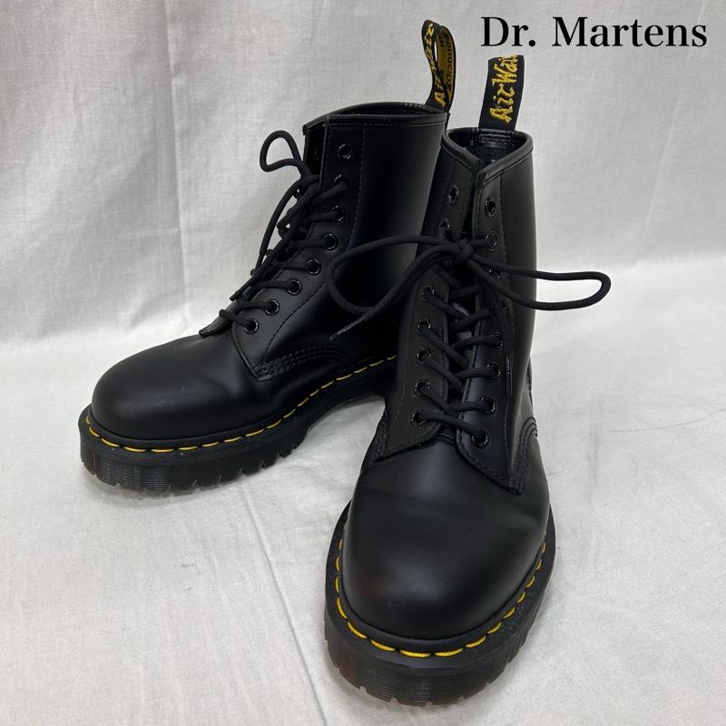 ドクターマーチン Dr.Martens ブーツ ショートブーツ 1460 8ホールブーツ レザーブーツ レースアップブーツ black UK7/26cm UK：7 無地 黒 / ブラック / black メンズ USED 古着 中古 50149561