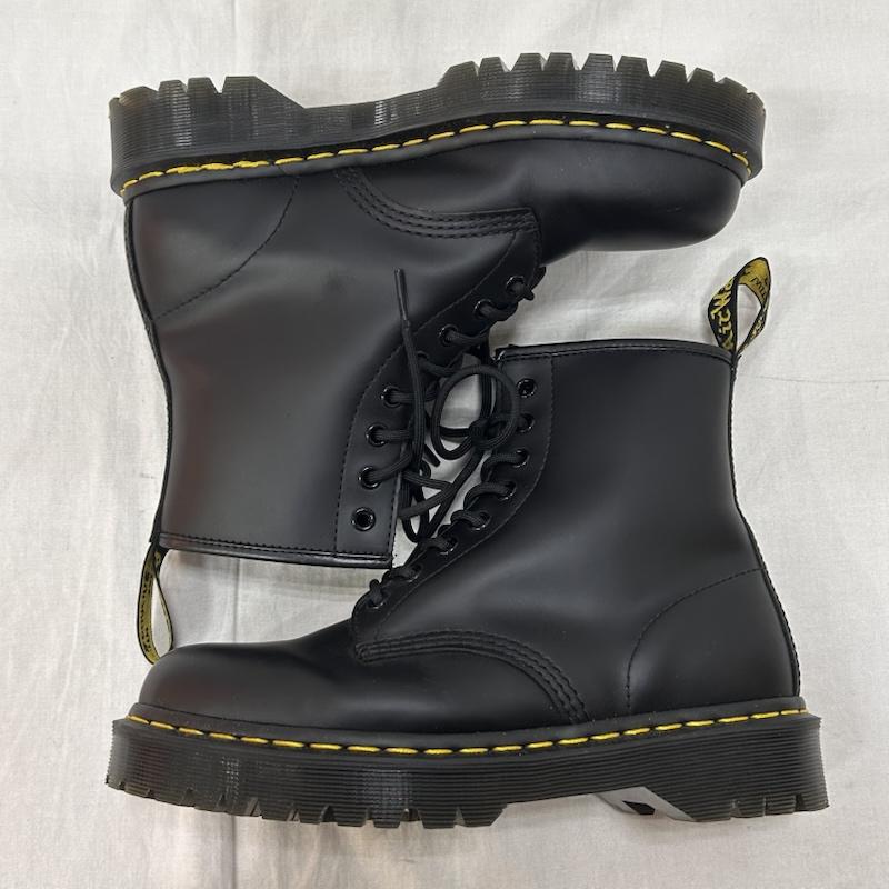 ドクターマーチン Dr.Martens ブーツ ショートブーツ 1460 8ホールブーツ レザーブーツ レースアップブーツ black UK7/26cm UK：7 無地 黒 / ブラック / black メンズ USED 古着 中古 50149561