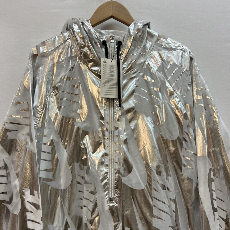 ナイキ NIKE ジャケット、上着 ジャンパー、ブルゾン ロゴ アノラック ウィンドブレーカー NikeLab メタリック M 銀 / シルバー / silver color メンズ USED 古着 中古 50149580