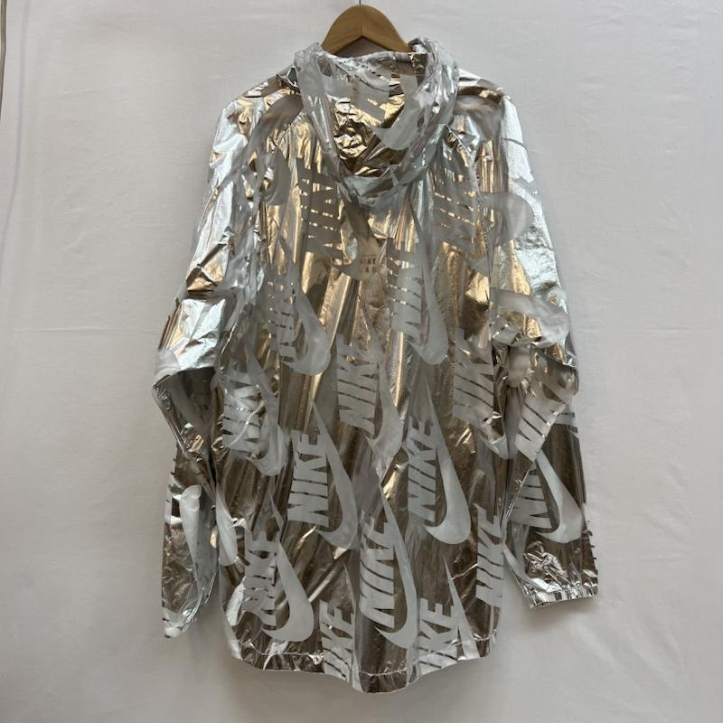 ナイキ NIKE ジャケット、上着 ジャンパー、ブルゾン ロゴ アノラック ウィンドブレーカー NikeLab メタリック M 銀 / シルバー / silver color メンズ USED 古着 中古 50149580