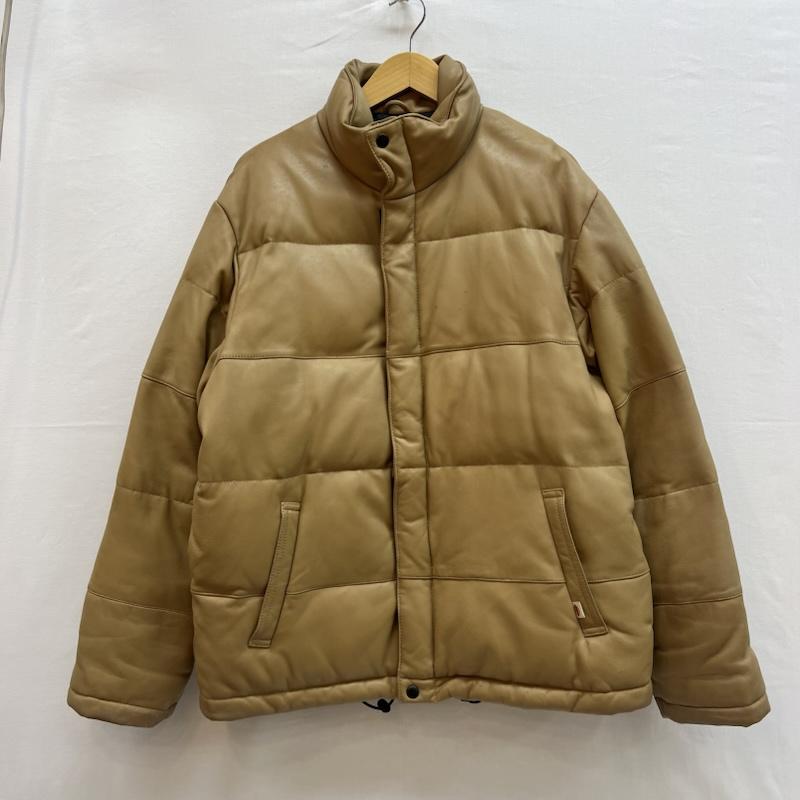 ディッキーズ Dickies ジャケット、上着 ダウンジャケット ラムレザー ダウンジャケット M ベージュ / ベージュ / beige メンズ USED 古着 中古 50149587