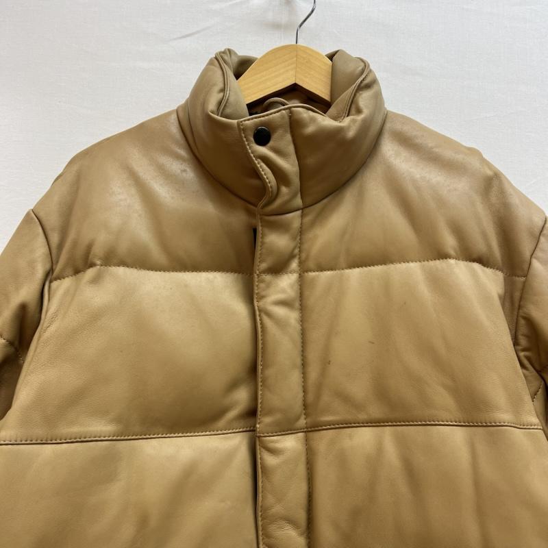 ディッキーズ Dickies ジャケット、上着 ダウンジャケット ラムレザー ダウンジャケット M ベージュ / ベージュ / beige メンズ USED 古着 中古 50149587