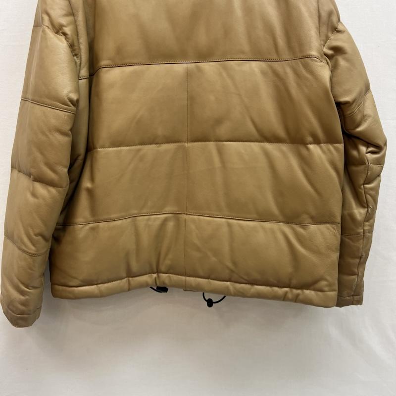 ディッキーズ Dickies ジャケット、上着 ダウンジャケット ラムレザー ダウンジャケット M ベージュ / ベージュ / beige メンズ USED 古着 中古 50149587