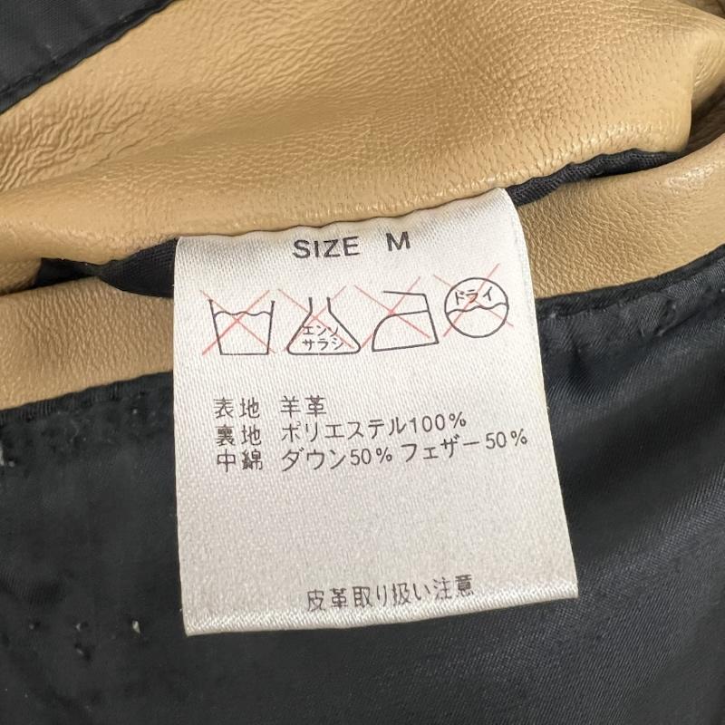 ディッキーズ Dickies ジャケット、上着 ダウンジャケット ラムレザー ダウンジャケット M ベージュ / ベージュ / beige メンズ USED 古着 中古 50149587