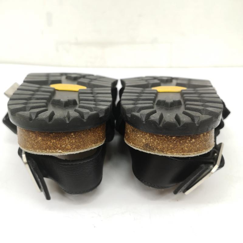 サカイ Sacai サンダル サンダル 21ss A.P.C. コラボ レザー サンダル Jules leather sandals 38 24.0cm 黒 / ブラック / black レディース USED 古着 中古 50149615