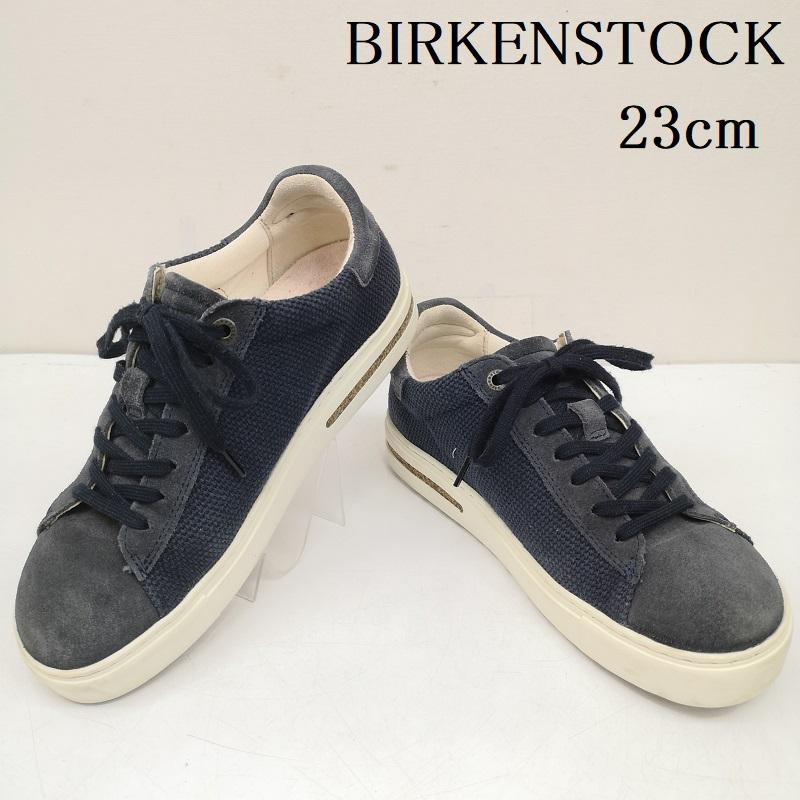 ビルケンシュトック BIRKENSTOCK スニーカー スニーカー ベンドロー キャンバス スエード スニーカー 23.0cm 紺 / ネイビー / navy レディース USED 古着 中古 50149624