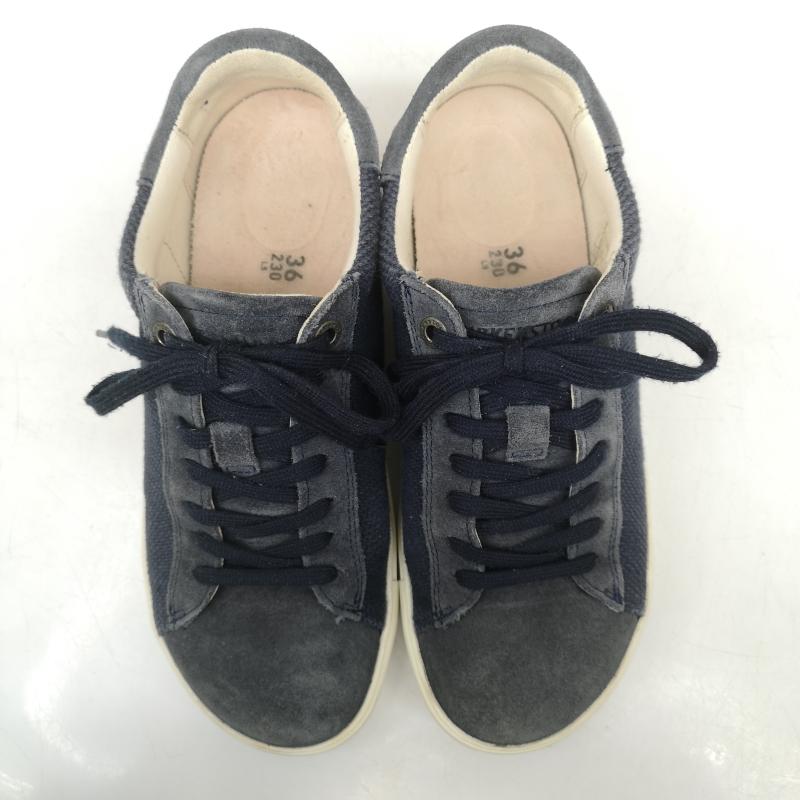 ビルケンシュトック BIRKENSTOCK スニーカー スニーカー ベンドロー キャンバス スエード スニーカー 23.0cm 紺 / ネイビー / navy レディース USED 古着 中古 50149624