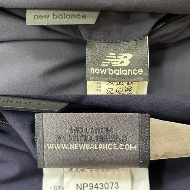 ニューバランス New Balance ジャケット、上着 ダウンジャケット life work リバーシブルダウンジャケット black L L ロゴ、文字 黒 / ブラック / black メンズ USED 古着 中古 50149647