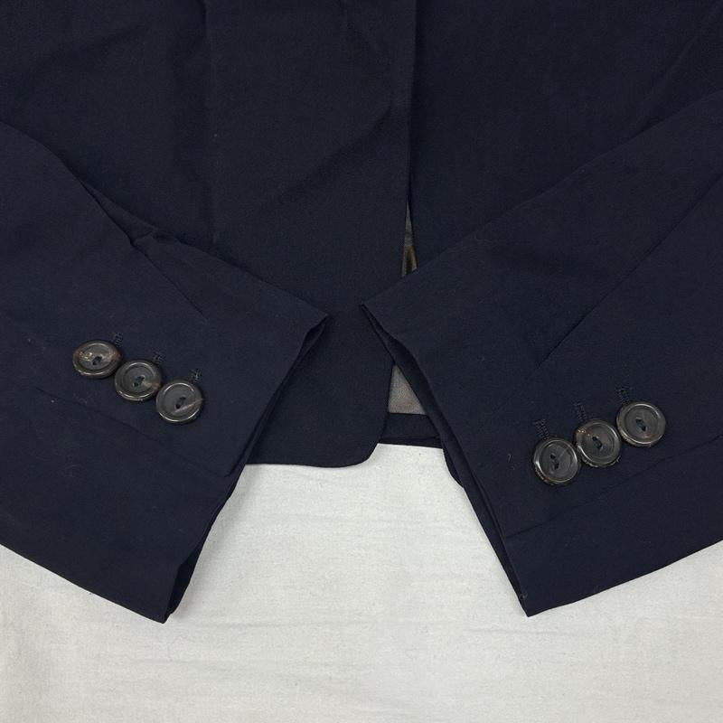 ジルサンダー JIL SANDER セットアップ セットアップ セットアップ テーラード ジャケット スカート ウール シルク D-OS6021 38 紺 / ネイビー / navy レディース USED 古着 中古 50149684