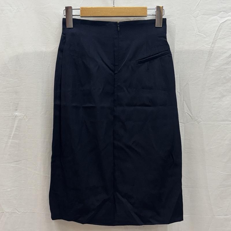 ジルサンダー JIL SANDER セットアップ セットアップ セットアップ テーラード ジャケット スカート ウール シルク D-OS6021 38 紺 / ネイビー / navy レディース USED 古着 中古 50149684
