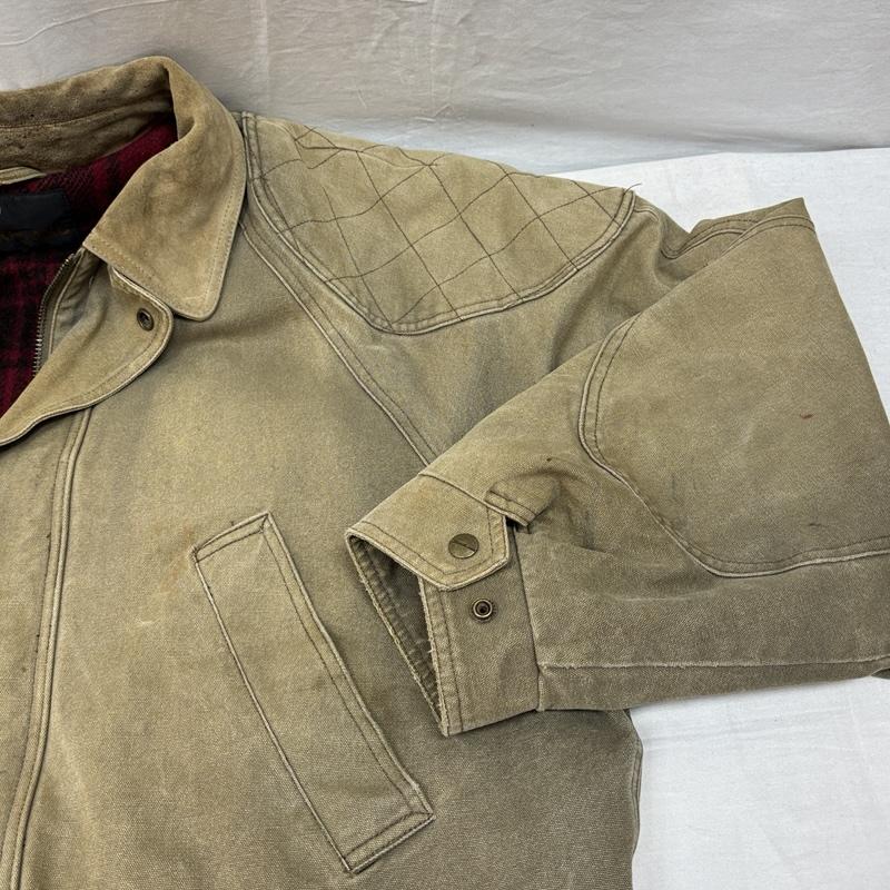 古着 USED ジャケット、上着 ジャンパー、ブルゾン LAKELAND 70-80年代 ビンテージ ダック ハンティング ジャケット 襟スエード 70s 80s VINTAGE 46 メンズ USED 古着 中古 50149694