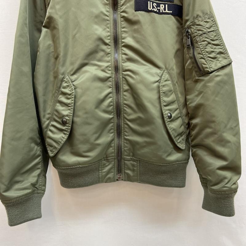 ポロラルフローレン POLO RALPH LAUREN ジャケット、上着 ジャンパー、ブルゾン MA-1 ミリタリー フライトジャケット S オリーブグリーン / オリーブグリーン / メンズ USED 古着 中古 50149752