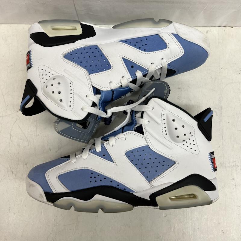 ナイキ NIKE スニーカー スニーカー AIR JORDAN 6 RETRO エアジョーダン UNC HOME CT8529-410 26.0cm 白 / ホワイト / white X 青 / ブルー / blue メンズ USED 古着 中古 50149795