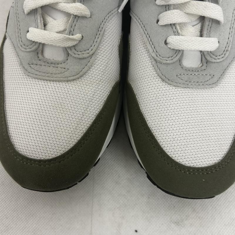 ナイキ NIKE スニーカー スニーカー NIKE AIR MAX 1 エアマックス1 FD9082-102 28.0cm ロゴ、文字 白 / ホワイト / white X カーキ / カーキ / khaki メンズ USED 古着 中古 50149880