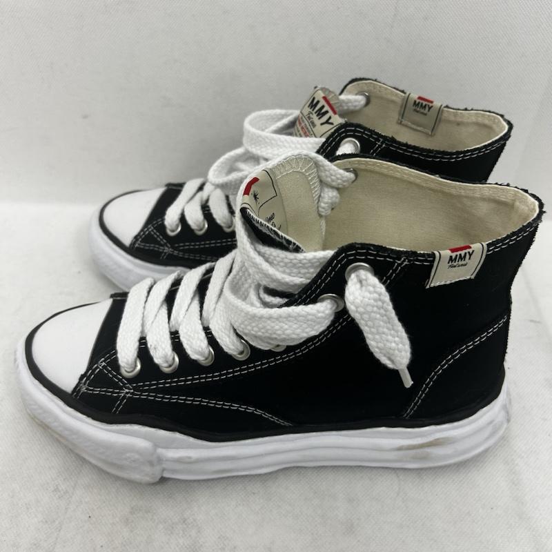 ミハラヤスヒロ MIHARAYASUHIRO スニーカー スニーカー MIHARA YASUHIRO ミハラヤスヒロ　PETERSON Canvas - ロゴ、文字 黒 / ブラック / black X 白 / ホワイト / white メンズ USED 古着 中古 50149882