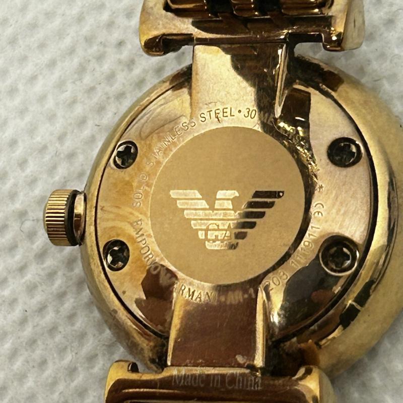 エンポリオアルマーニ EMPORIO ARMANI 腕時計 デジタル 腕時計 AR11203 ブレスレットウォッチ ブレスレットタイプ - 無地 金 / ゴールド / gold color レディース USED 古着 中古 50149886