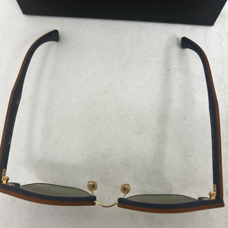レイバン Ray-Ban めがね・サングラス サングラス CLUBMASTER WOOD RB3016M 11807Q - 無地 茶 / ブラウン / brown メンズ USED 古着 中古 50149888