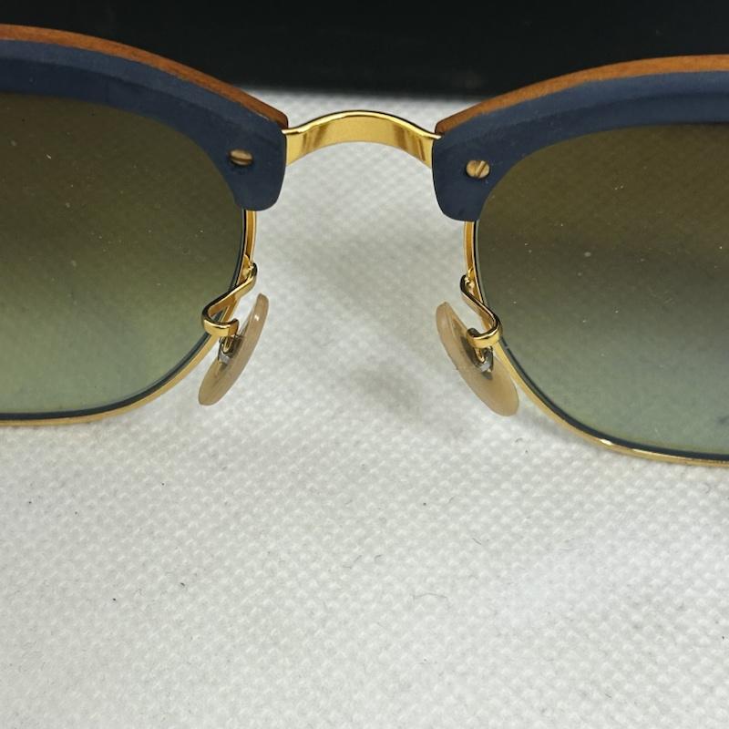 レイバン Ray-Ban めがね・サングラス サングラス CLUBMASTER WOOD RB3016M 11807Q - 無地 茶 / ブラウン / brown メンズ USED 古着 中古 50149888