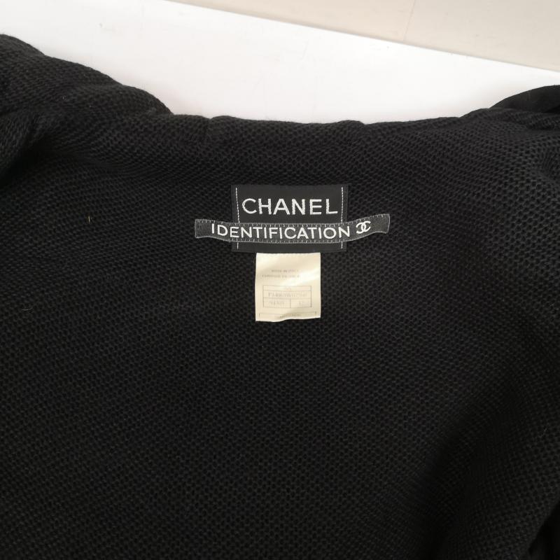 シャネル CHANEL コート コート一般 99A IDENTFICATION P14063W02560 カシミヤ混 コート 42 黒 / ブラック / black レディース USED 古着 中古 50149893