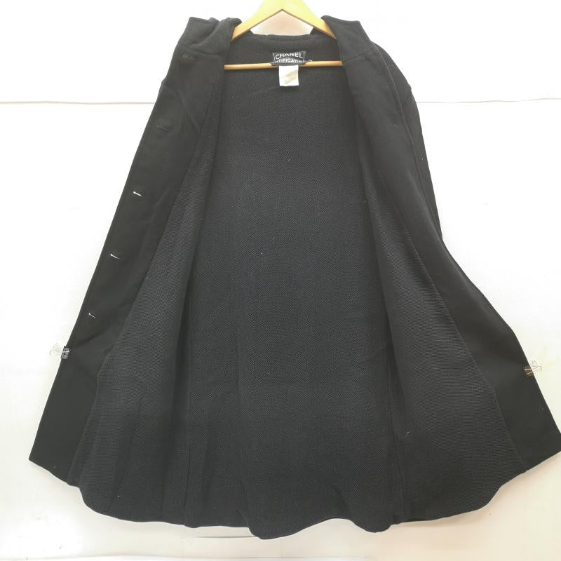 シャネル CHANEL コート コート一般 99A IDENTFICATION P14063W02560 カシミヤ混 コート 42 黒 / ブラック / black レディース USED 古着 中古 50149893